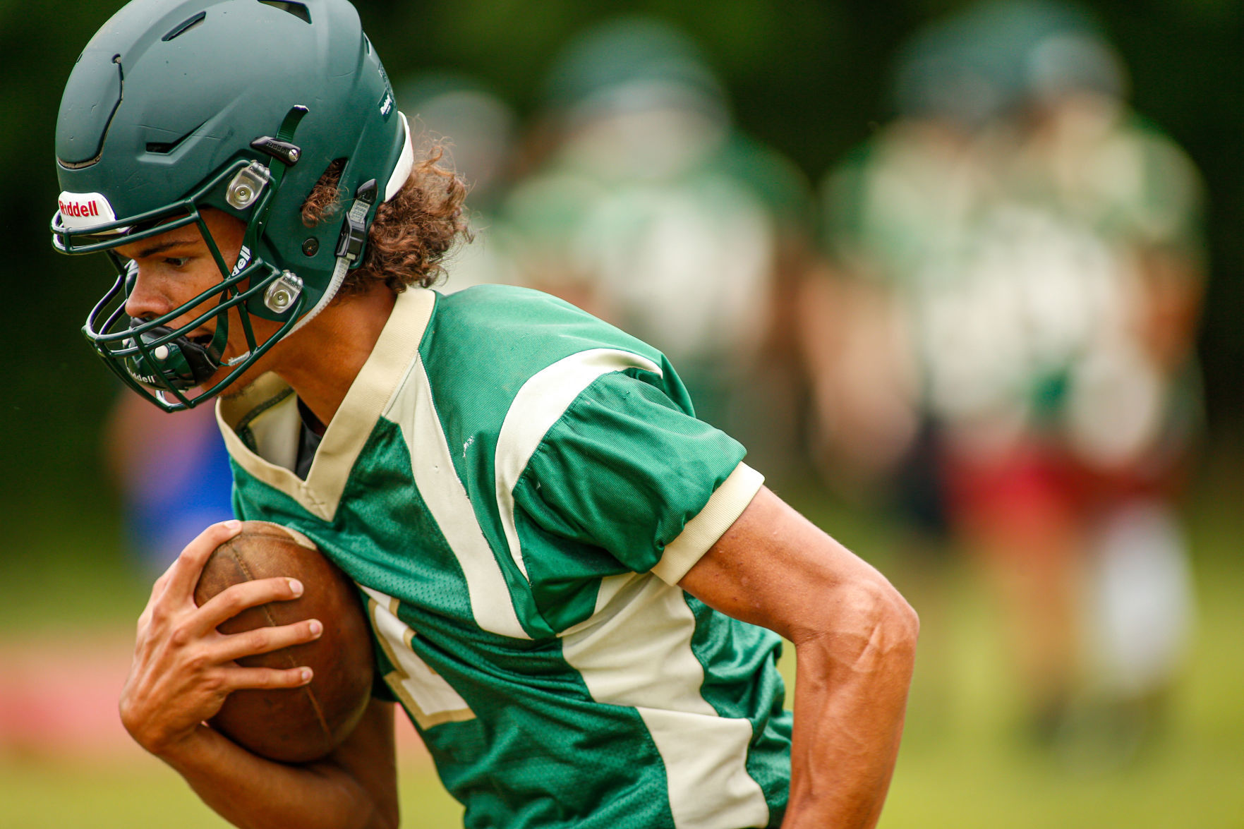 Roanoke Catholic football practice